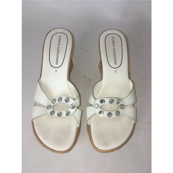 Athena Alexander Cork Wedge Platform Sandals - Picture 5 of 6